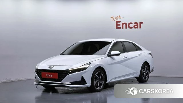 Hyundai Avante (CN7) 2022 Белый из Кореи