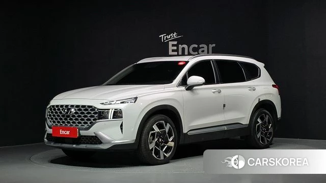 Hyundai The New Santa Fe 2021 Белый из Кореи