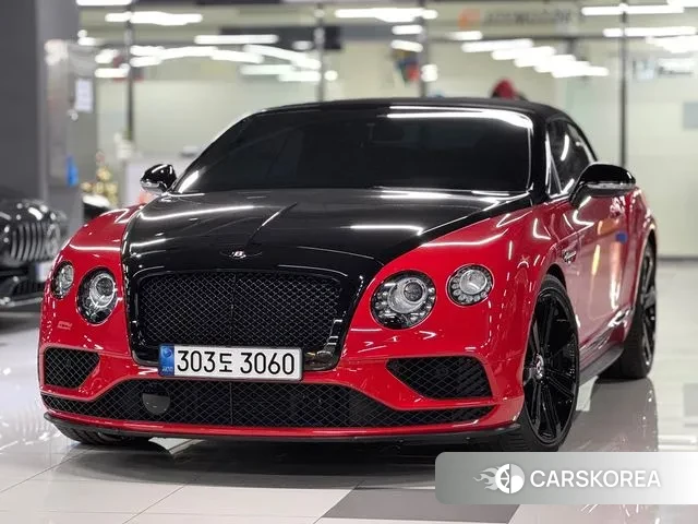 Bentley Continental GT 2nd Generation 2018 Красный из Кореи