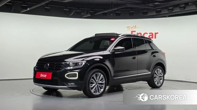 Volkswagen T-Roc 2021 Черный из Кореи