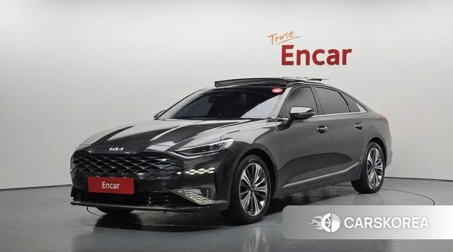 Kia K8 Hybrid 2021 Серый из Кореи