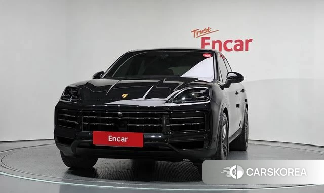 Porsche Cayenne (PO536) 2023 Черный из Кореи