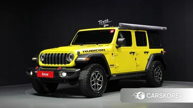 Jeep Wrangler (JL) 2024 Светло-зеленый из Кореи