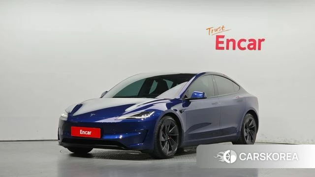 Tesla Model 3 2024 Синий из Кореи