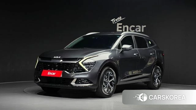Kia Sportage 5th Generation Hybrid 2023 Серый из Кореи