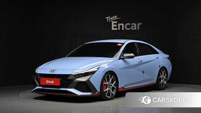 Hyundai Avante (CN7) 2022 Небесно-голубой из Кореи
