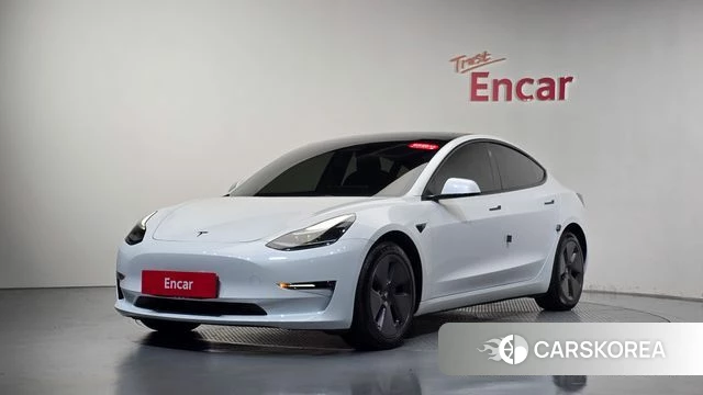 Tesla Model 3 2022 Белый из Кореи