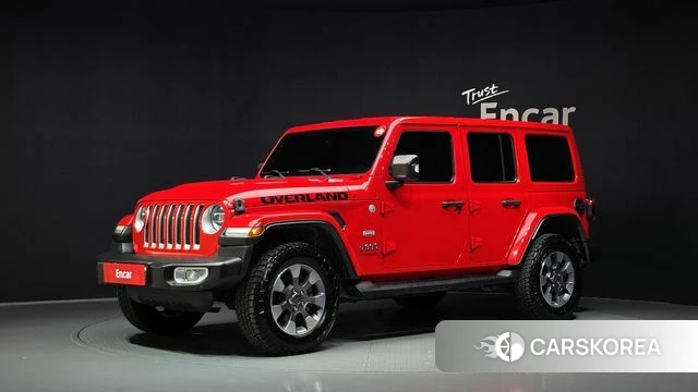 Jeep Wrangler (JL) 2021 Красный из Кореи