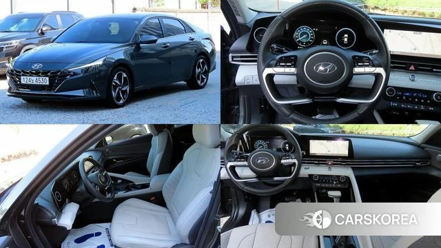 Hyundai Avante (CN7) 2021 Серый из Кореи