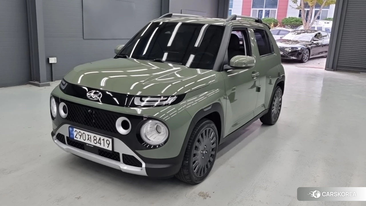 Hyundai Casper 2022 Светло-зеленый из Кореи