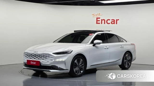 Kia K8 Hybrid 2022 Белый из Кореи