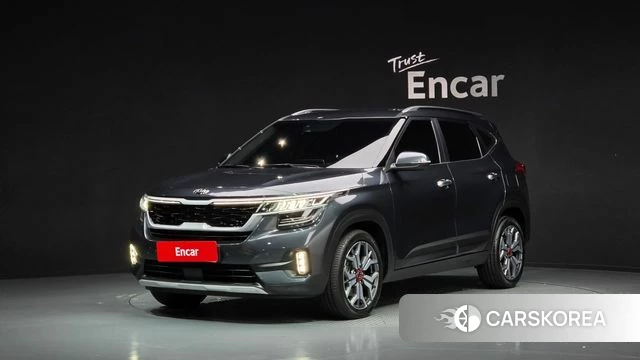 Kia Seltos 2021 Серый из Кореи