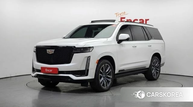 Cadillac Escalade 5th Generation 2023 Белый из Кореи