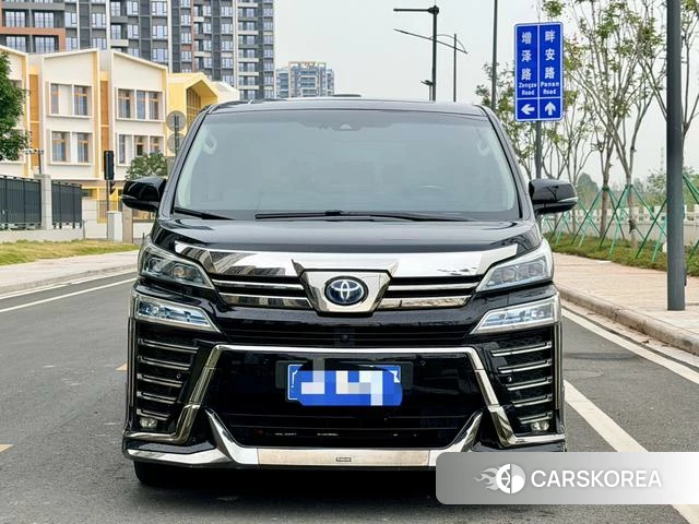 Toyota Vellfire 2021 Черный из Китая