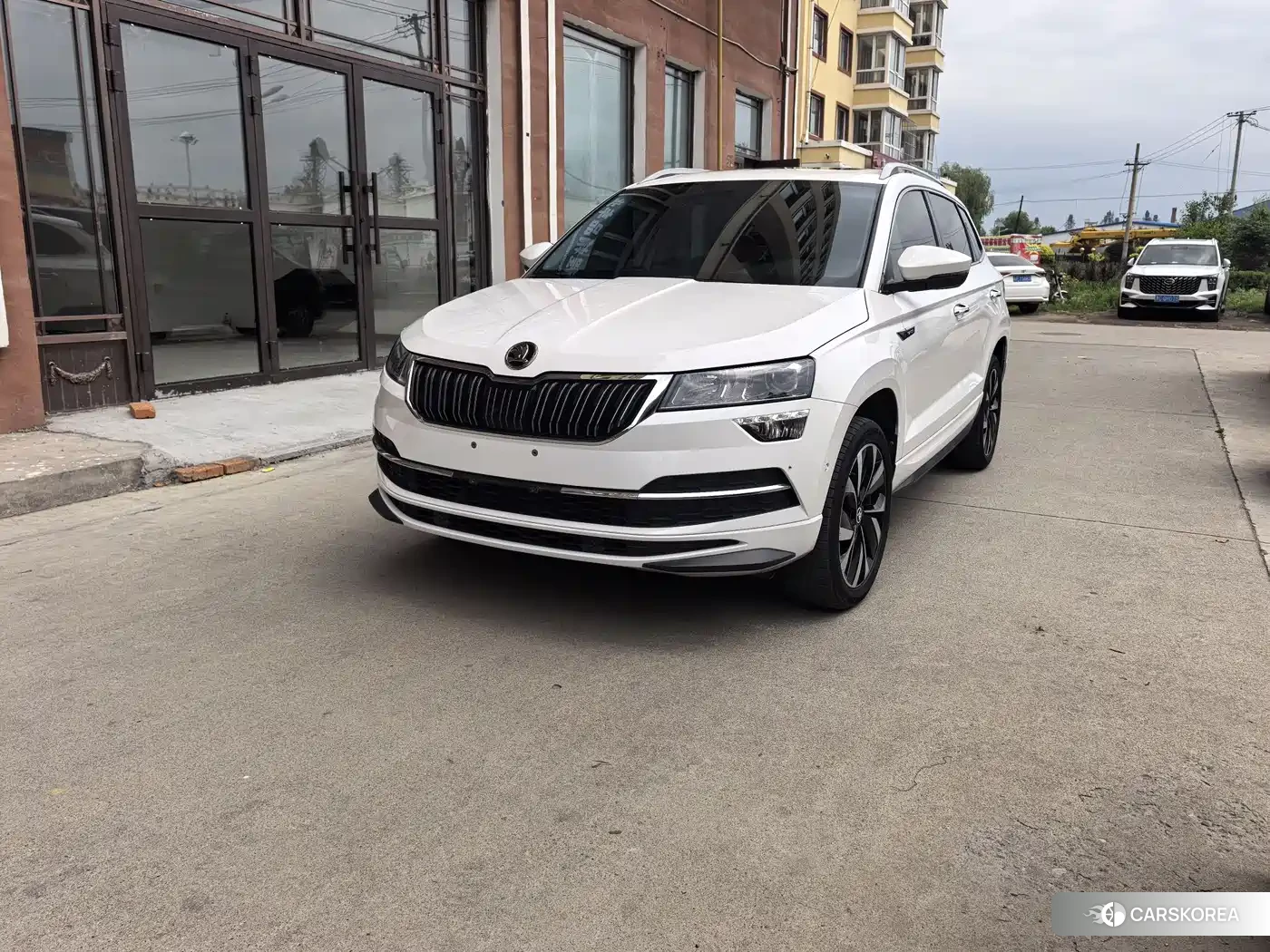 Skoda Karoq 2022 Белый из Китая