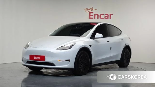 Tesla Model Y 2022 Белый из Кореи