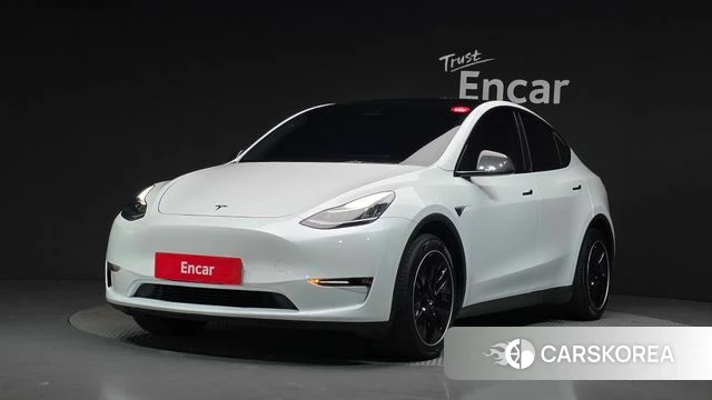 Tesla Model Y 2022 Белый из Кореи