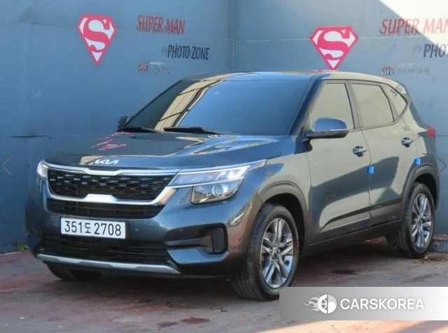 Kia Seltos 2021 Серый из Кореи