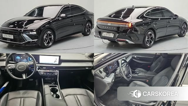 Hyundai Sonata D Edge (DN8) 2023 Черный из Кореи