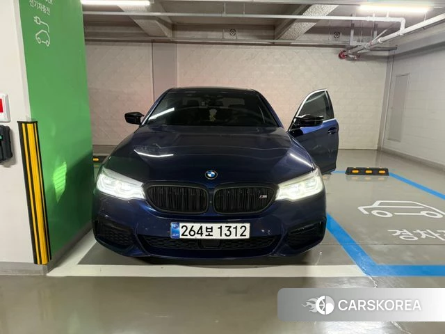 BMW 5 Series (G30) 2019 Синий из Кореи