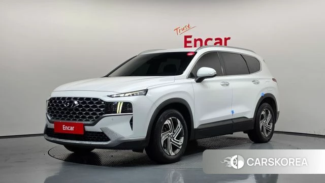 Hyundai The New Santa Fe 2021 Белый из Кореи