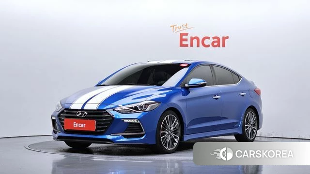 Hyundai Avante AD 2018 Синий из Кореи