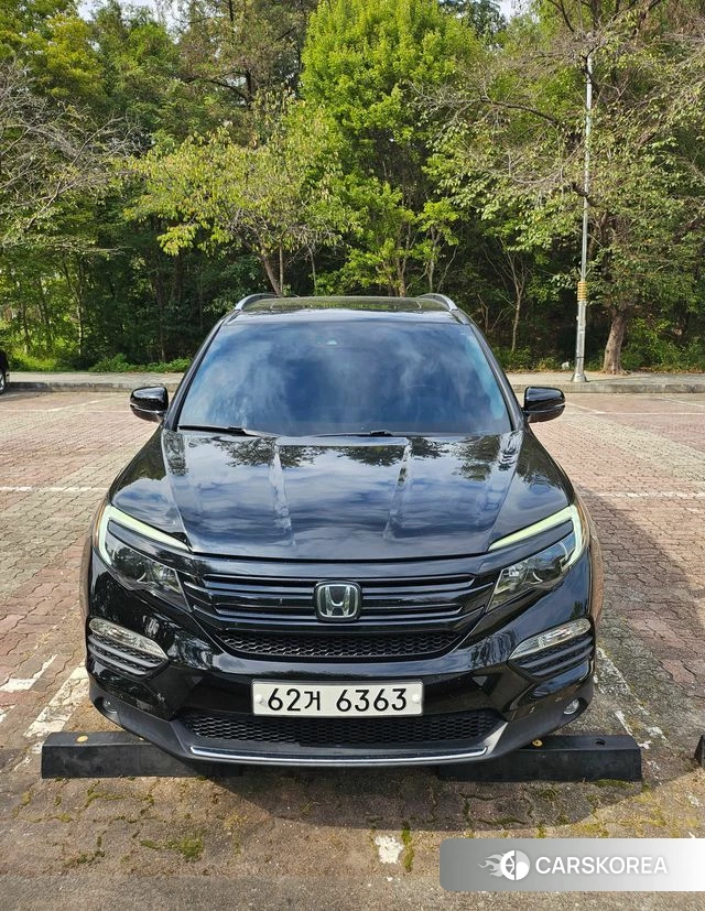 Honda Pilot 3rd generation 2018 Черный из Кореи