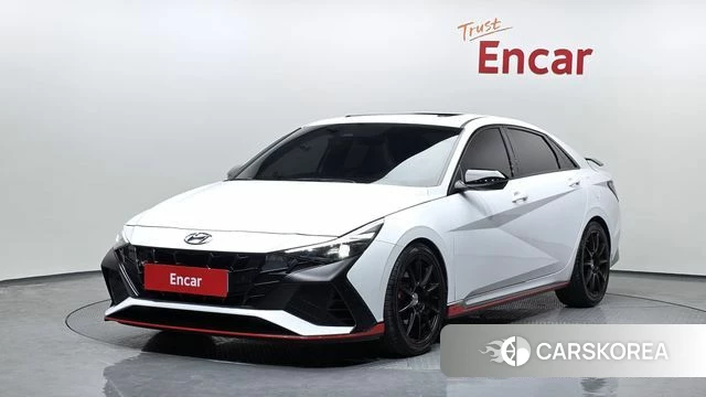Hyundai Avante (CN7) 2021 Белый из Кореи