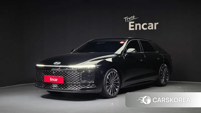 Hyundai Grandeur Hybrid (GN7) 2023 Черный из Кореи