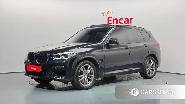 BMW X3 (G01) 2021 Черный из Кореи