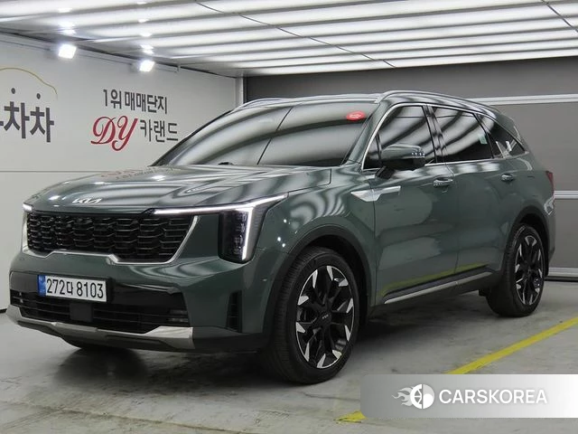 Kia The New Sorento 4th Generation 2024 Темно-зеленый из Кореи