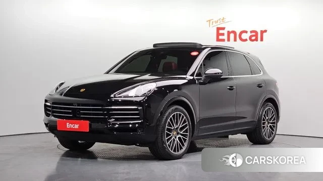 Porsche Cayenne (PO536) 2023 Черный из Кореи