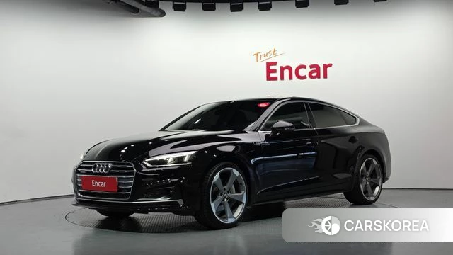 Audi A5 (F5) 2019 Черный из Кореи