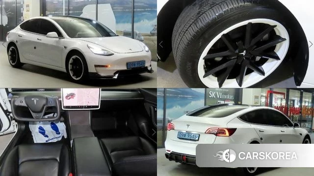 Tesla Model 3 2020 Белый из Кореи