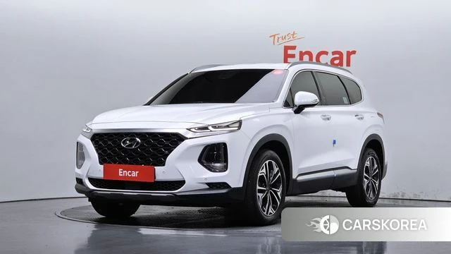 Hyundai Santa Fe TM 2019 Белый из Кореи