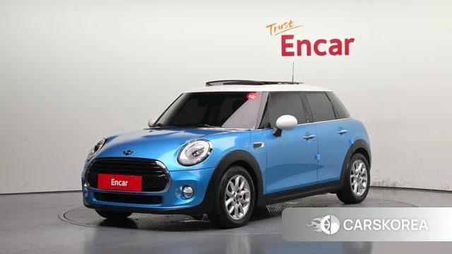 Mini Cooper 2018 Синий из Кореи