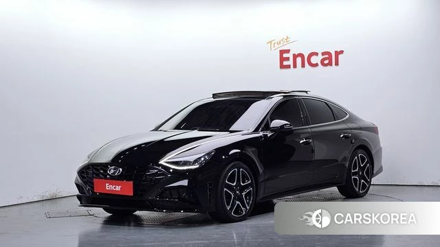 Hyundai Sonata (DN8) 2022 Черный из Кореи