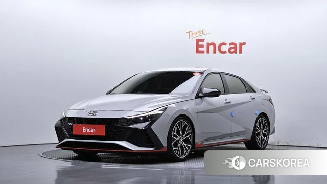 Hyundai Avante (CN7) 2021 Серебристо-серый из Кореи