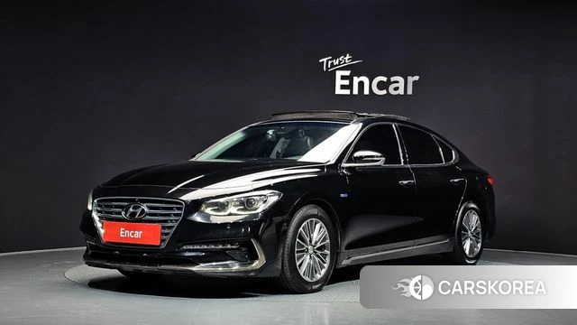 Hyundai Grandeur IG Hybrid 2019 Черный из Кореи