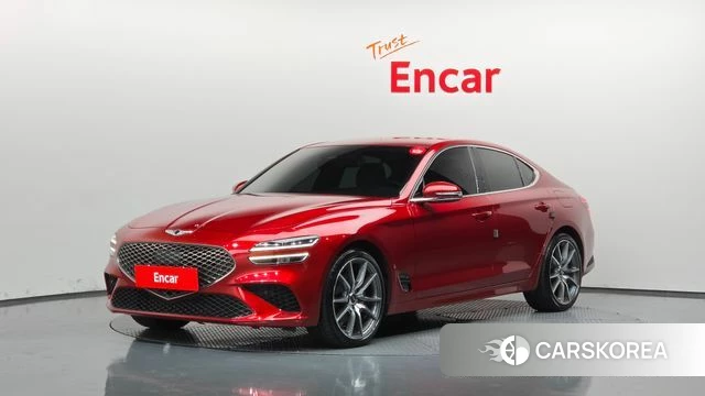 Genesis The New G70 2021 Красный из Кореи