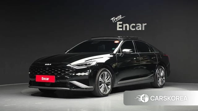 Kia K8 Hybrid 2023 Черный из Кореи