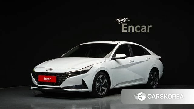 Hyundai Avante (CN7) 2020 Белый из Кореи