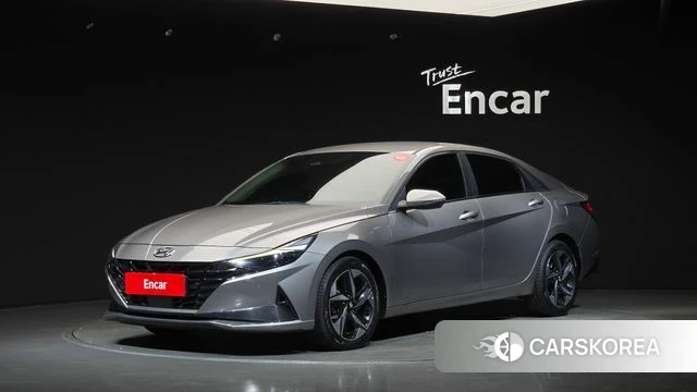 Hyundai Avante Hybrid (CN7) 2021 Серебристо-серый из Кореи
