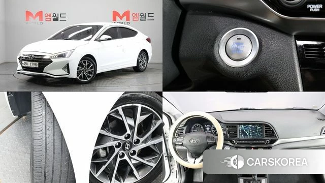 Hyundai The New Avante AD 2019 Белый из Кореи