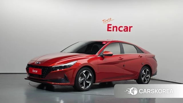 Hyundai Avante (CN7) 2020 Красный из Кореи