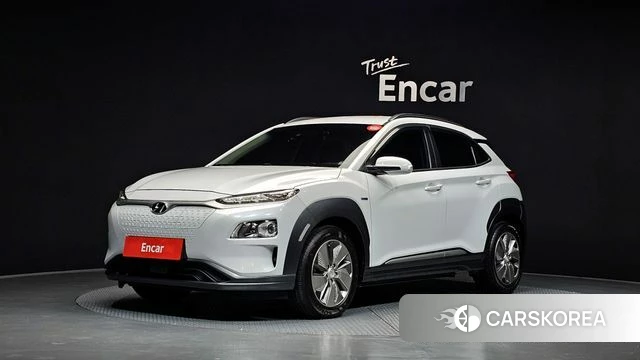 Hyundai Kona Electric 2019 Белый из Кореи