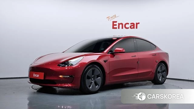 Tesla Model 3 2022 Красный из Кореи