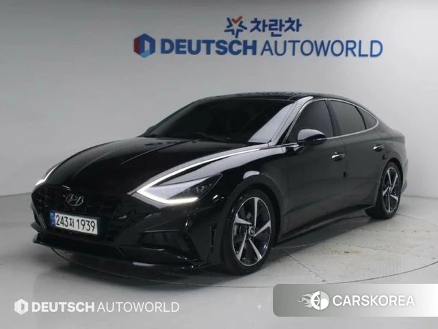 Hyundai Sonata (DN8) 2021 Черный из Кореи