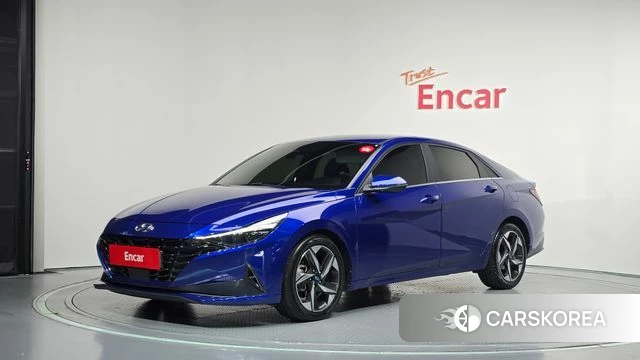 Hyundai Avante (CN7) 2020 Синий из Кореи
