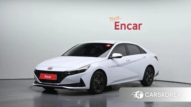 Hyundai Avante (CN7) 2023 Белый из Кореи